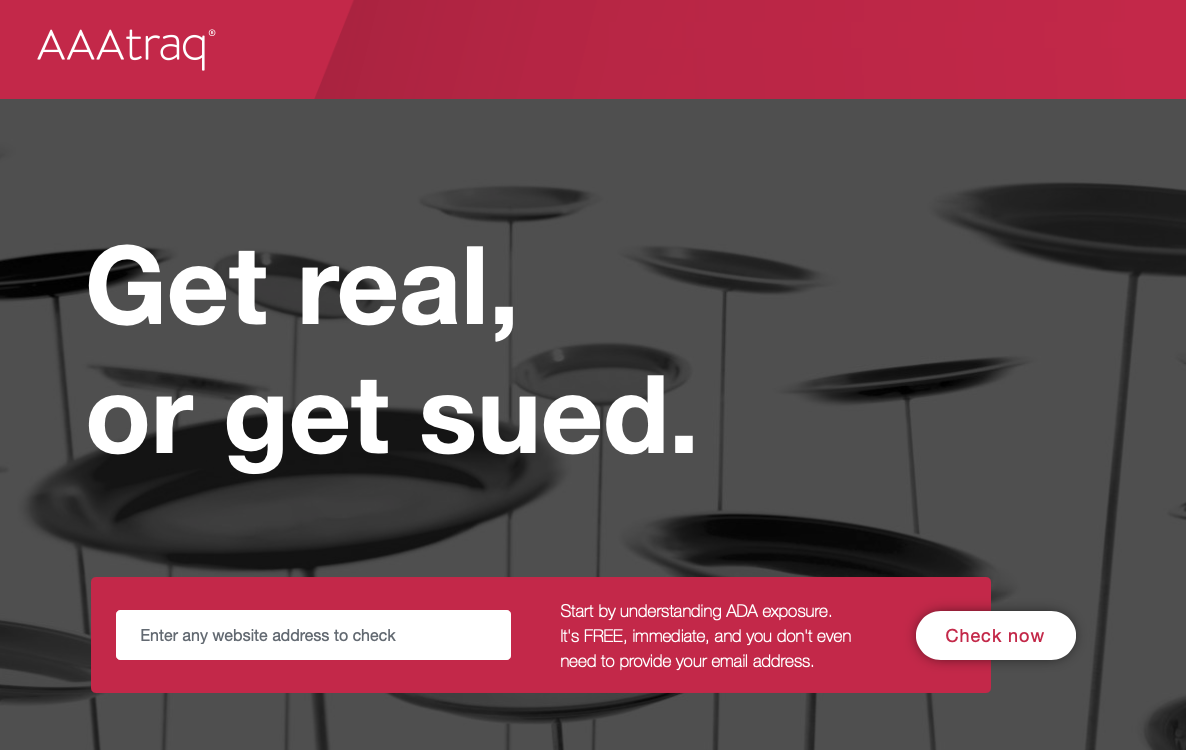 check a site for a Accessibility, non tech understand risk