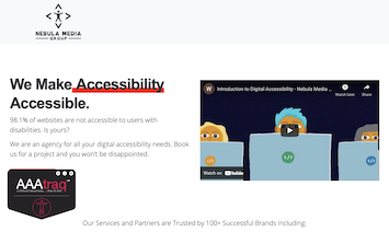 Nebula website - ADA COMPLIANCE