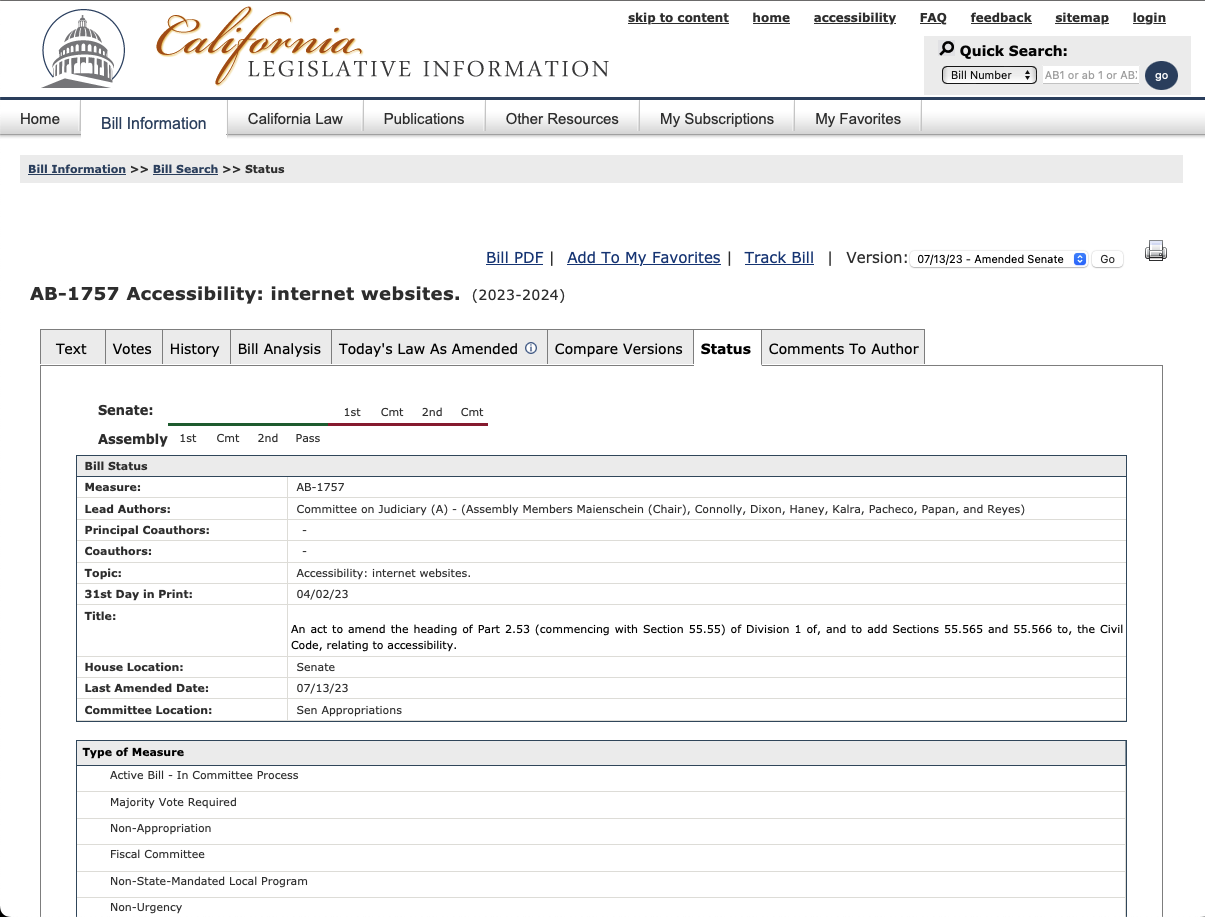 New California ADA law